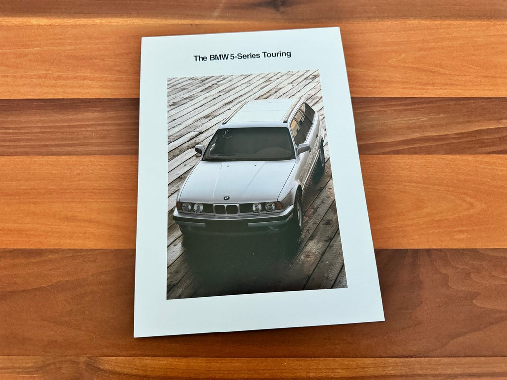 BMW-E34 Touring, Pamphlet-Dealership-Sales-Brochure