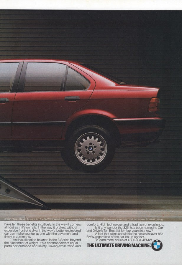 BMW-E36 325i Oh No-Magazine-Ad