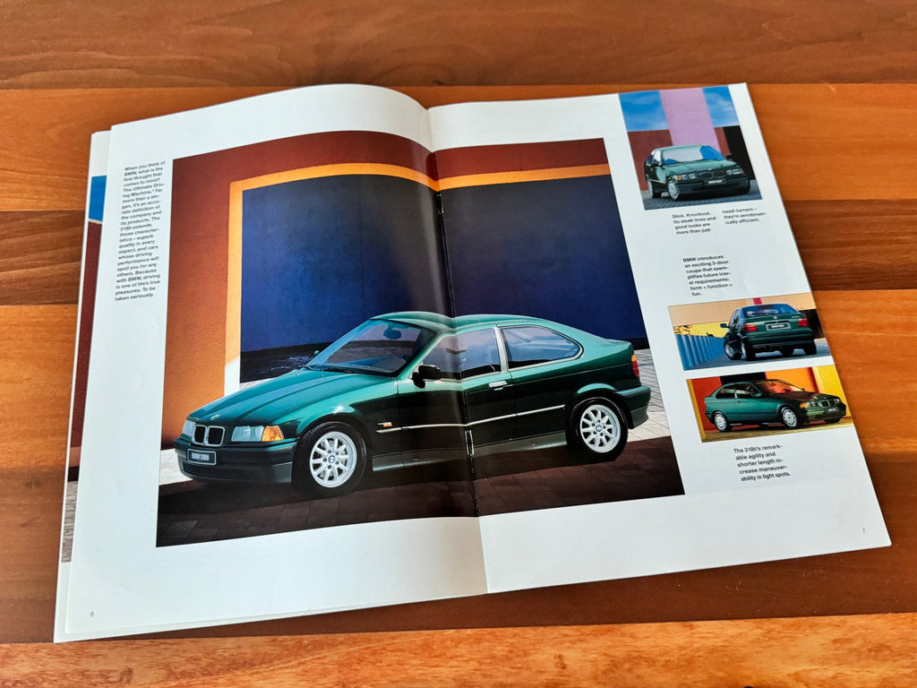 BMW-E36 Compact, 1995-Dealership-Sales-Brochure