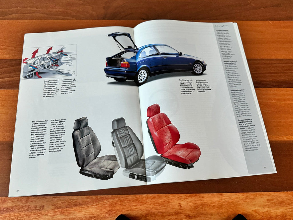 BMW-E36 Compact, 1995-Dealership-Sales-Brochure