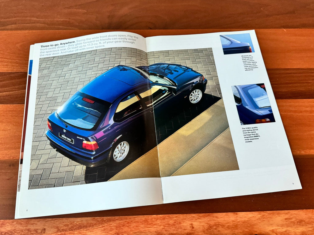 BMW-E36 Compact, 1995-Dealership-Sales-Brochure