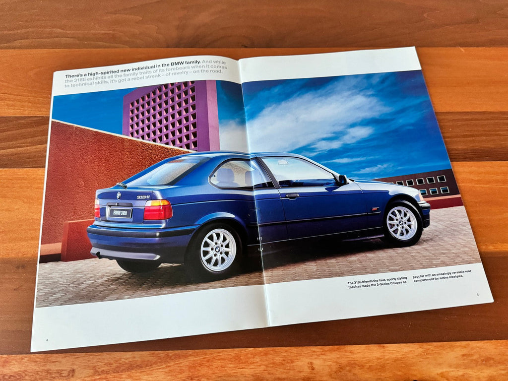 BMW-E36 Compact, 1995-Dealership-Sales-Brochure