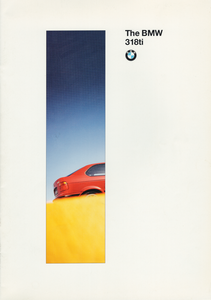 BMW-E36 Compact, 1995-Dealership-Sales-Brochure