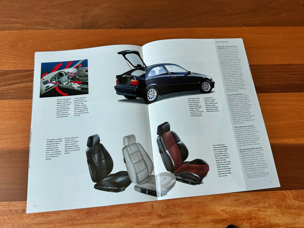 BMW-E36 Compact, 1997-Dealership-Sales-Brochure