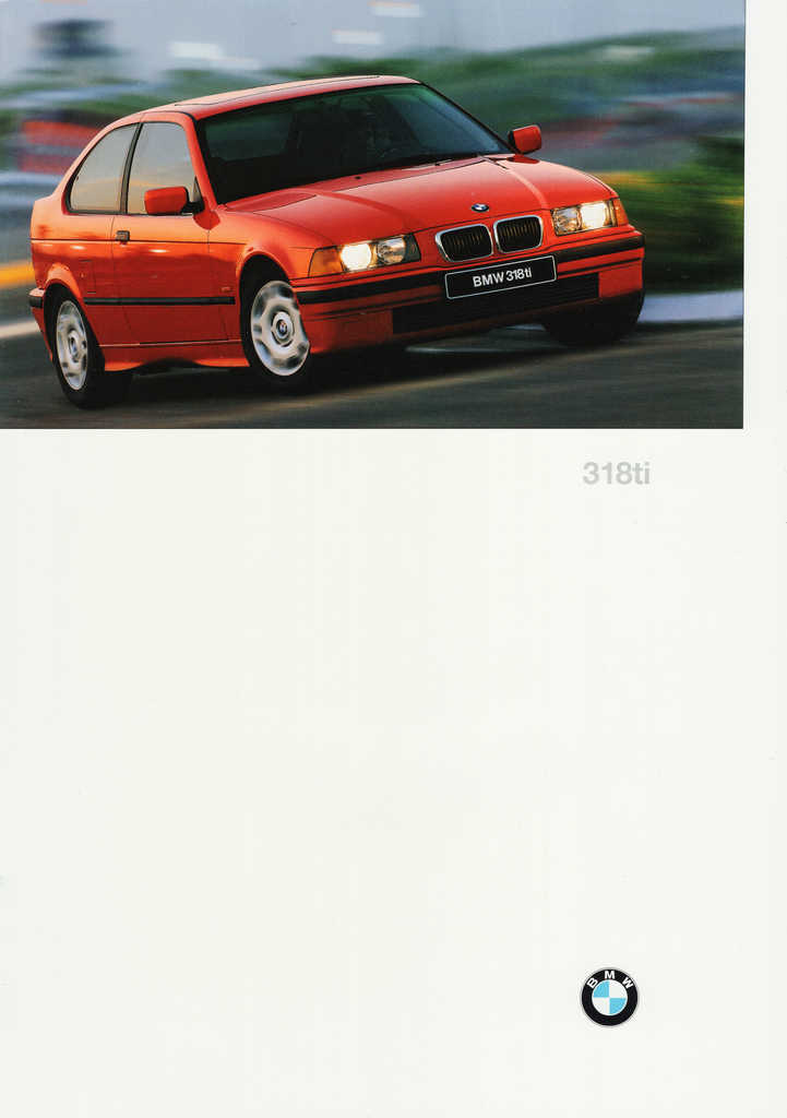 BMW-E36 Compact, 1997-Dealership-Sales-Brochure