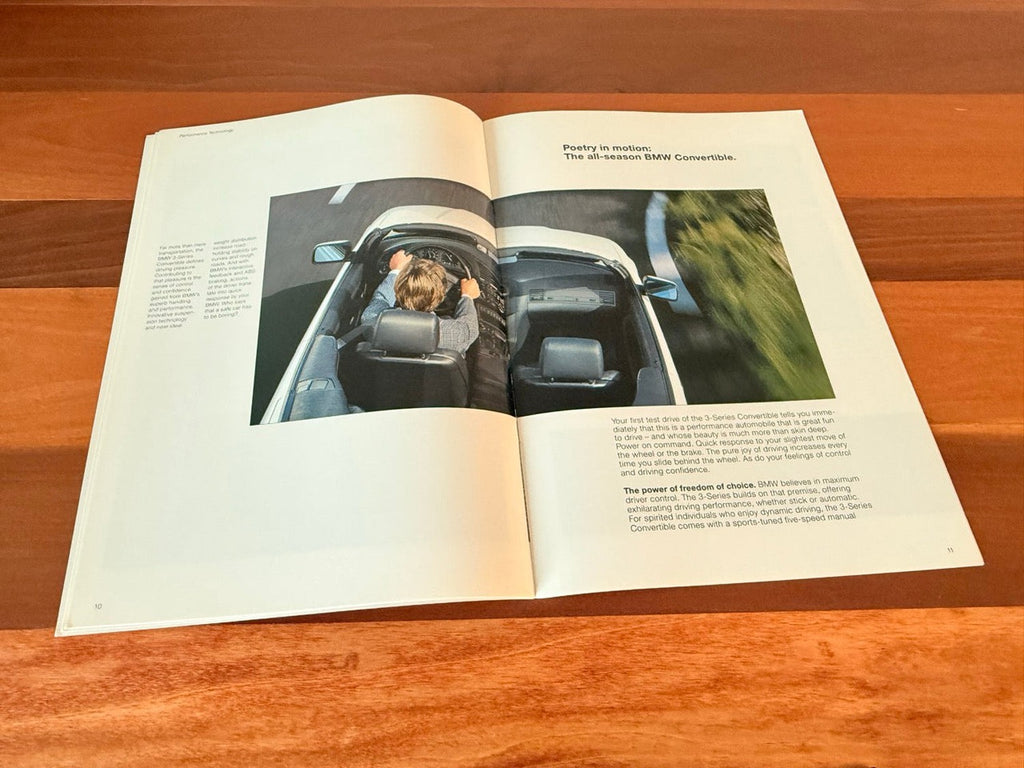 BMW-E36 Convertible, 1994 a-Dealership-Sales-Brochure