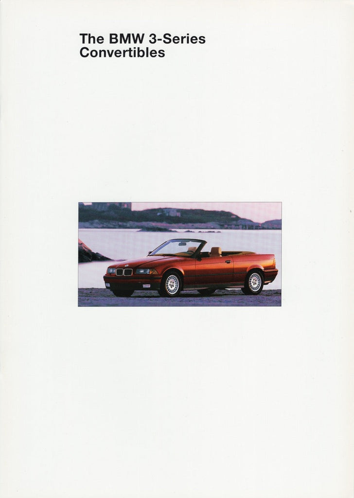 BMW-E36 Convertible, 1994 a-Dealership-Sales-Brochure