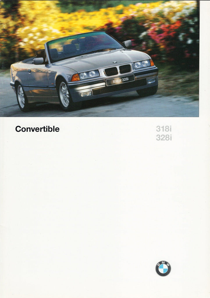 BMW-E36 Convertible, 1996-Dealership-Sales-Brochure