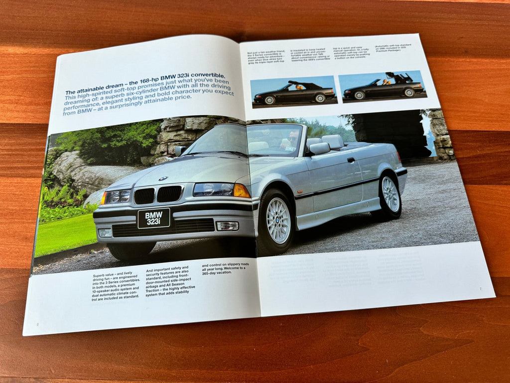 BMW-E36 Convertible, 1998-Dealership-Sales-Brochure