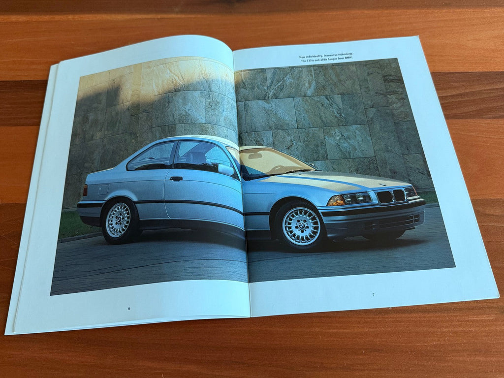 BMW-E36 Coupe, 1992-Dealership-Sales-Brochure