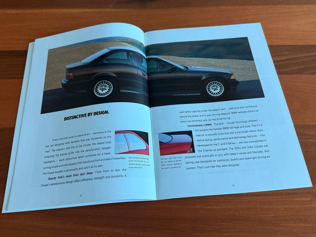 BMW-E36 Coupe, 1992-Dealership-Sales-Brochure