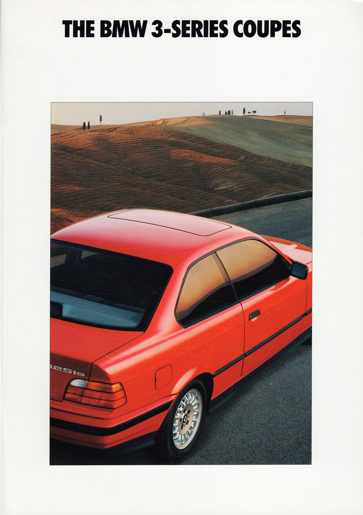 BMW-E36 Coupe, 1992-Dealership-Sales-Brochure