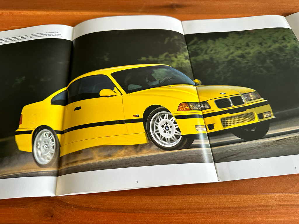 BMW-E36 M3, 1995-Dealership-Sales-Brochure