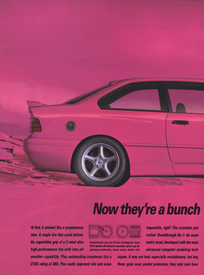 BMW-E36 M3 Good Happy Scientists BFGoodrich-Magazine-Ad