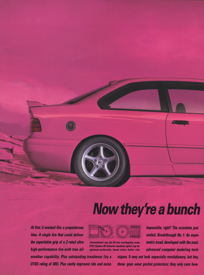 BMW-E36 M3 Good Happy Scientists BFGoodrich-Vintage-Print-Magazine-Ad-BIMMERtips.com