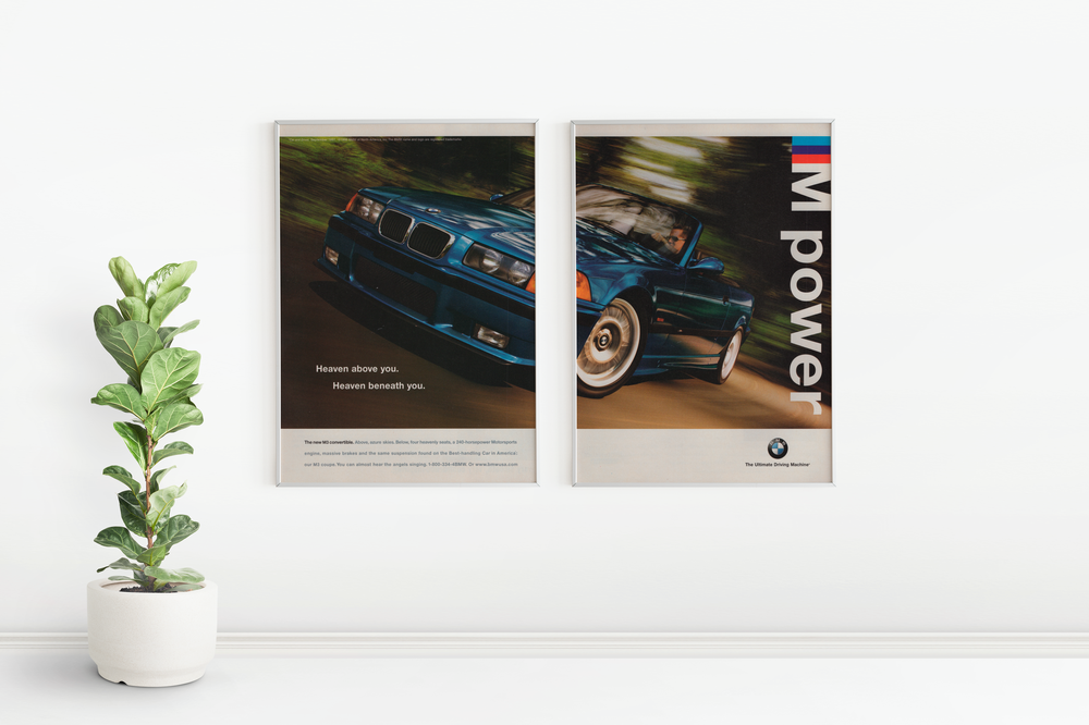 BMW-E36 M3 Heaven Above Heaven Beneath-Magazine-Ad