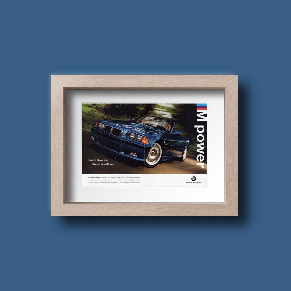 BMW-E36 M3 Heaven Above Heaven Beneath-Magazine-Ad