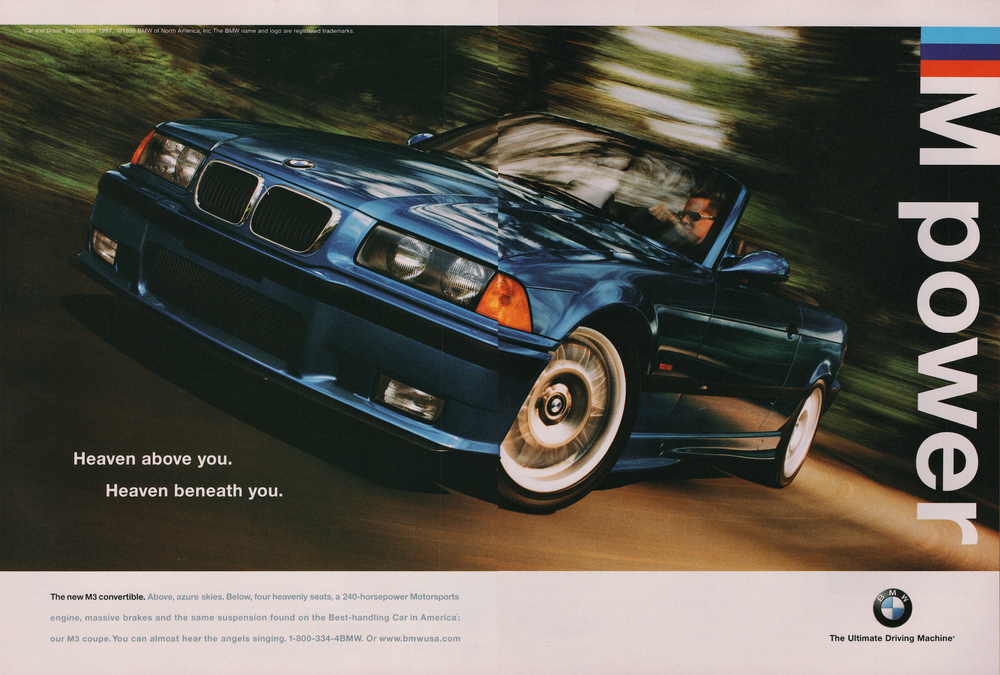 BMW-E36 M3 Heaven Above Heaven Beneath-Magazine-Ad