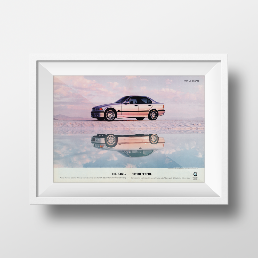 BMW-E36 M3 Same But Different-Magazine-Ad