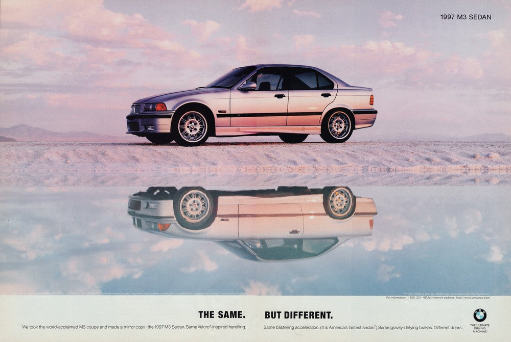 BMW-E36 M3 Same But Different-Magazine-Ad