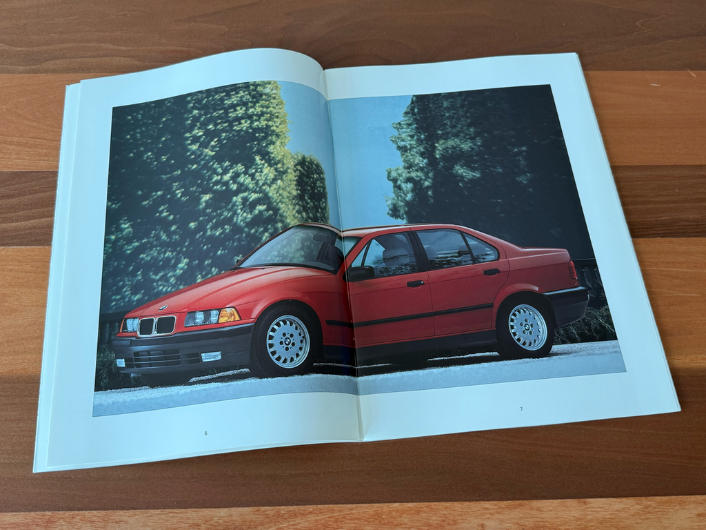 BMW-E36 Sedan, 1992 a-Dealership-Sales-Brochure