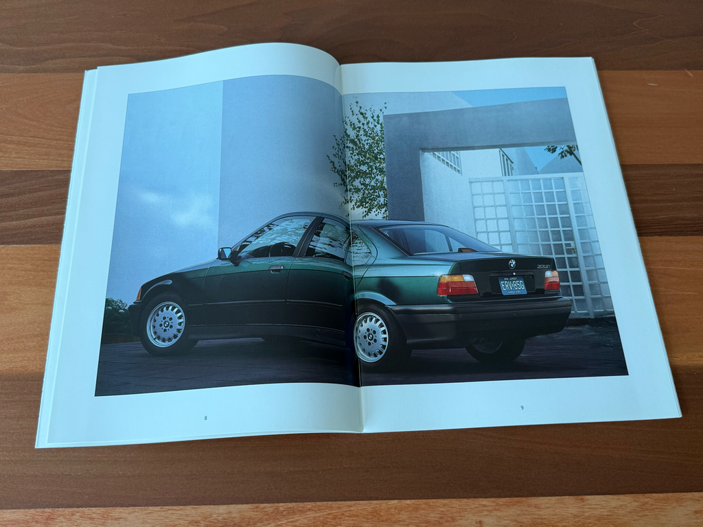 BMW-E36 Sedan, 1992 a-Dealership-Sales-Brochure