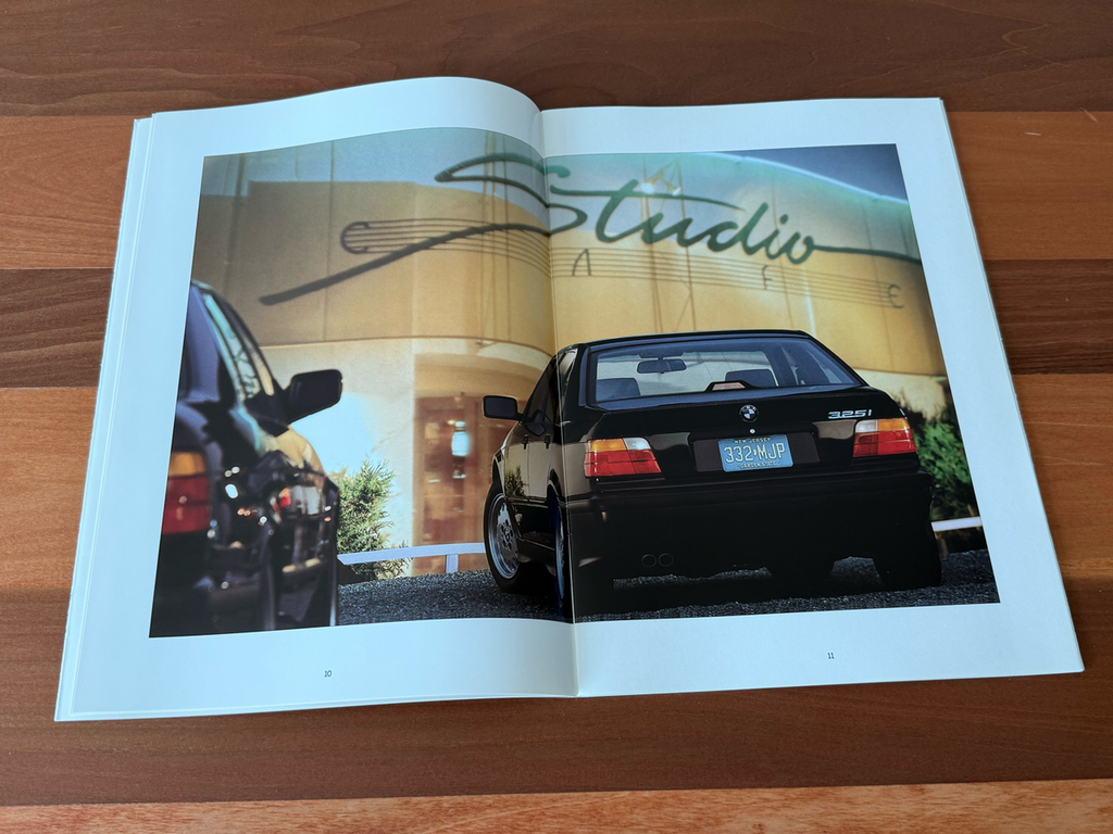 BMW-E36 Sedan, 1992 a-Dealership-Sales-Brochure