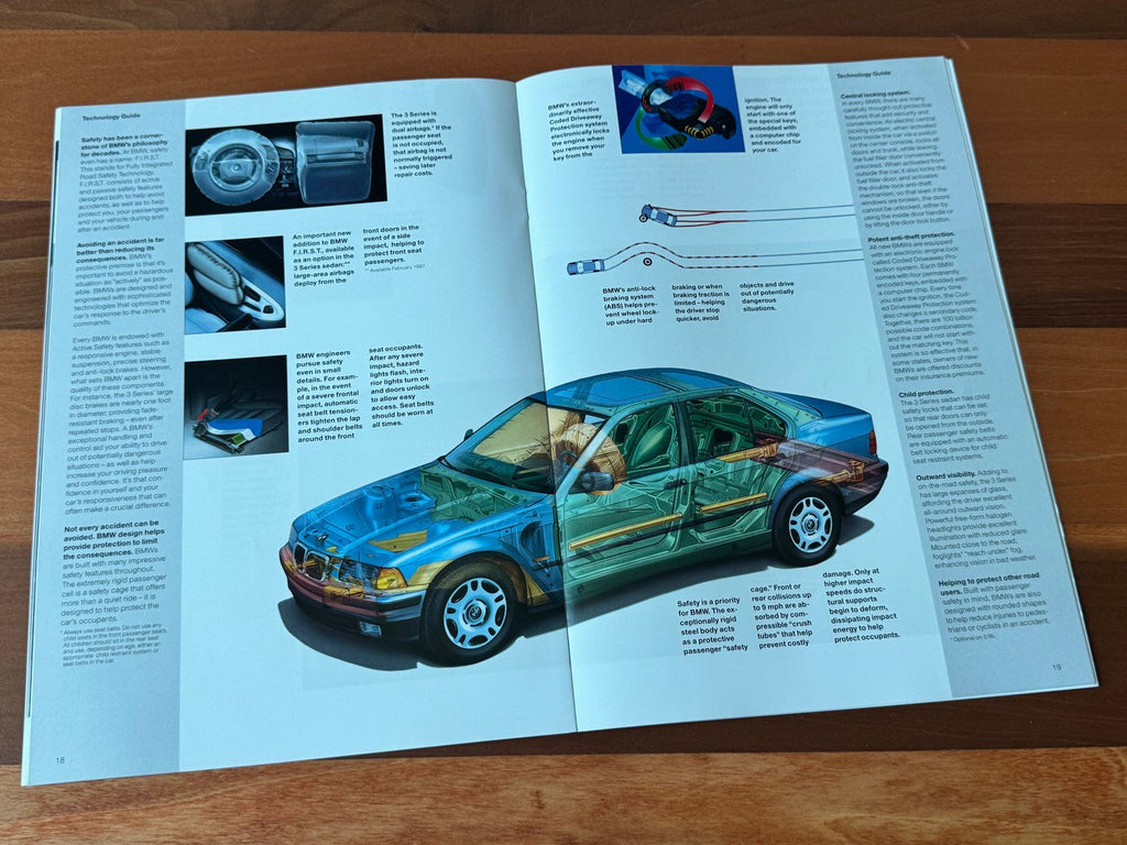 BMW-E36 Sedan, 1997-Dealership-Sales-Brochure