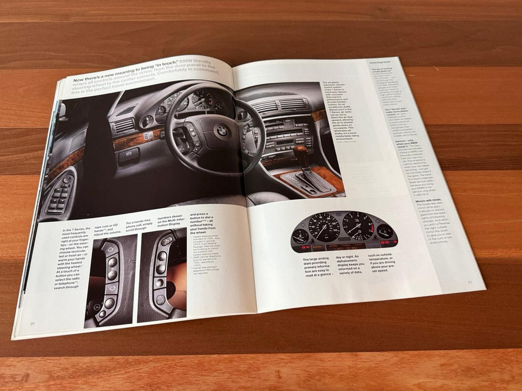 BMW-E38, 1996-Dealership-Sales-Brochure