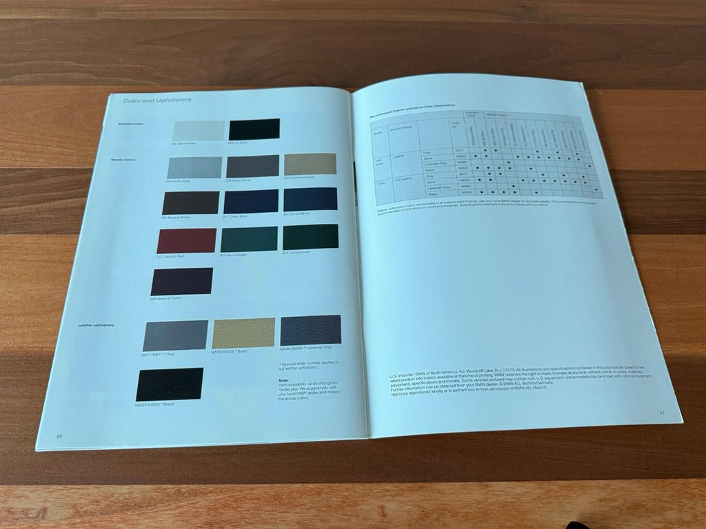 BMW-E38, 1997-Dealership-Sales-Brochure