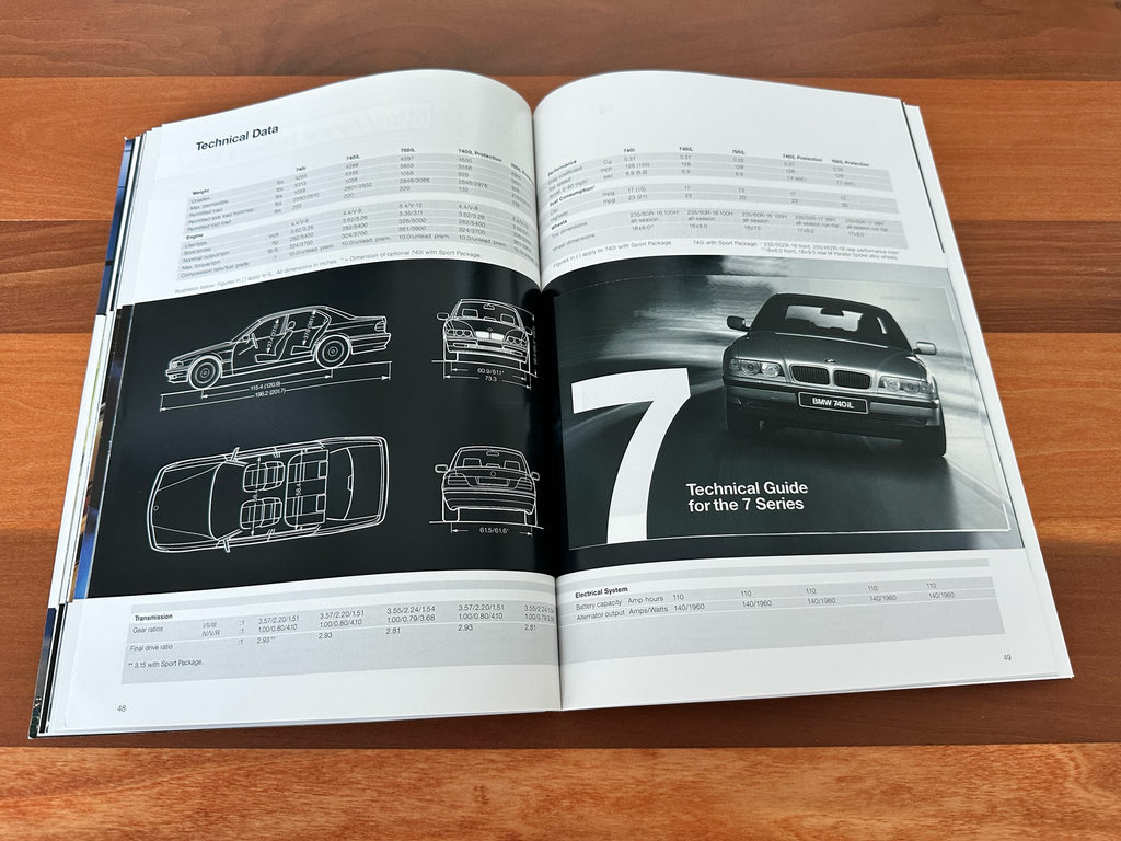 BMW-E38, 2000-Dealership-Sales-Brochure