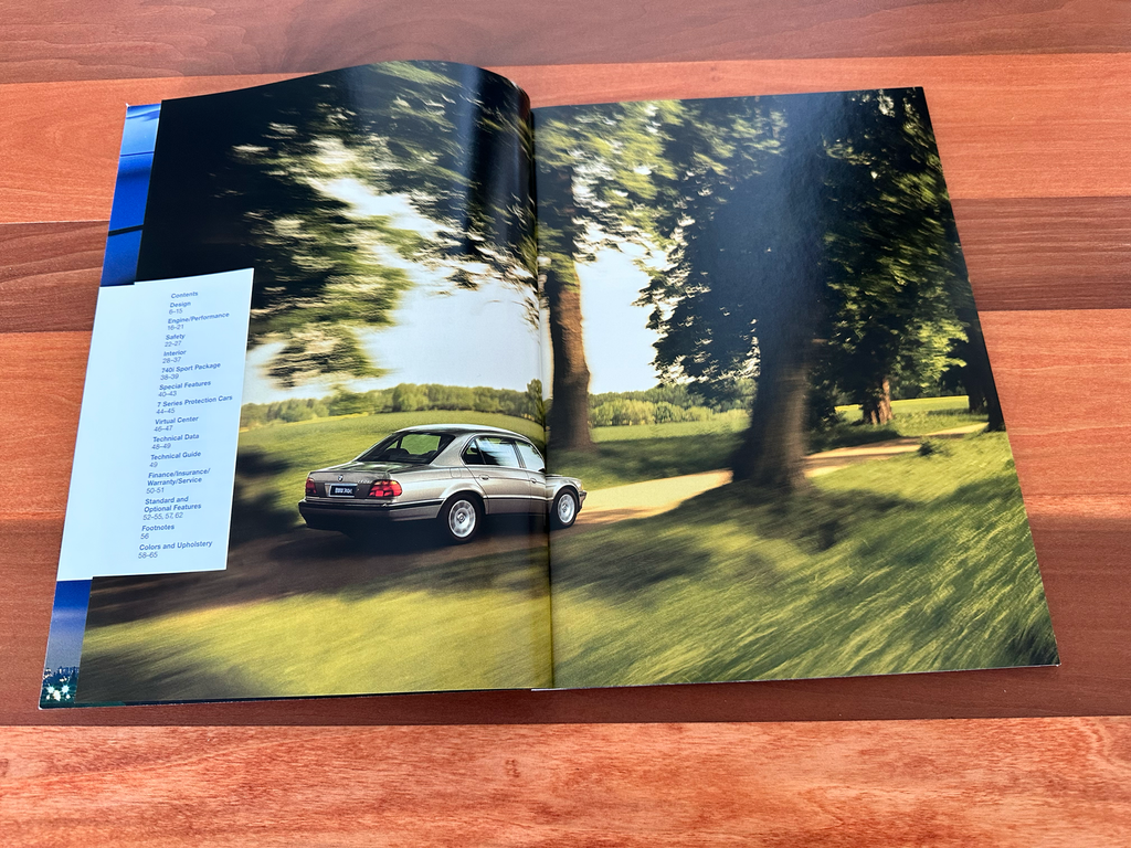 BMW-E38, 2000-Dealership-Sales-Brochure