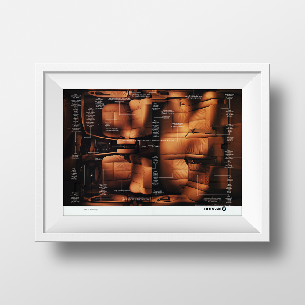 BMW-E38 The New 750iL-Magazine-Ad