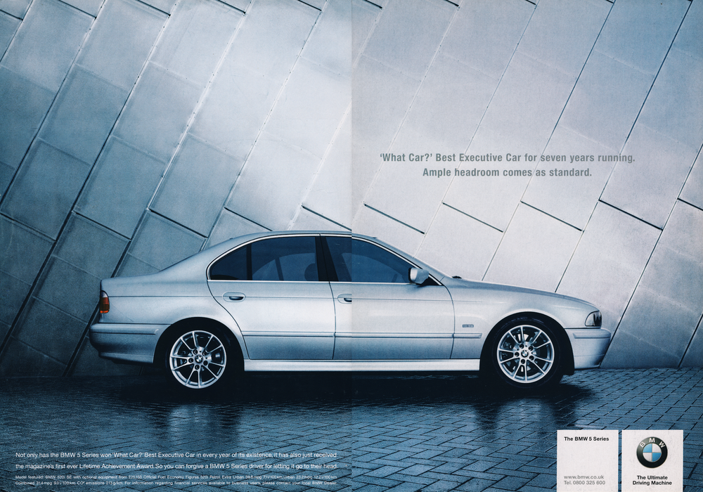 BMW-E39 Best Executive Car-Magazine-Ad