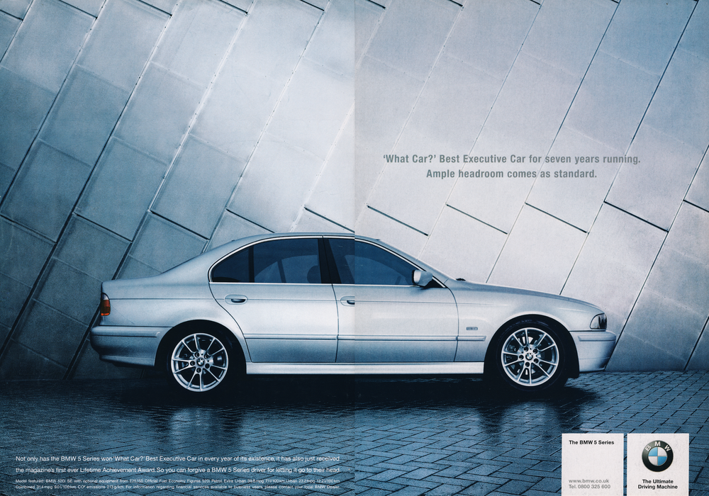 BMW-E39 Best Executive Car-Vintage-Print-Magazine-Ad-BIMMERtips.com