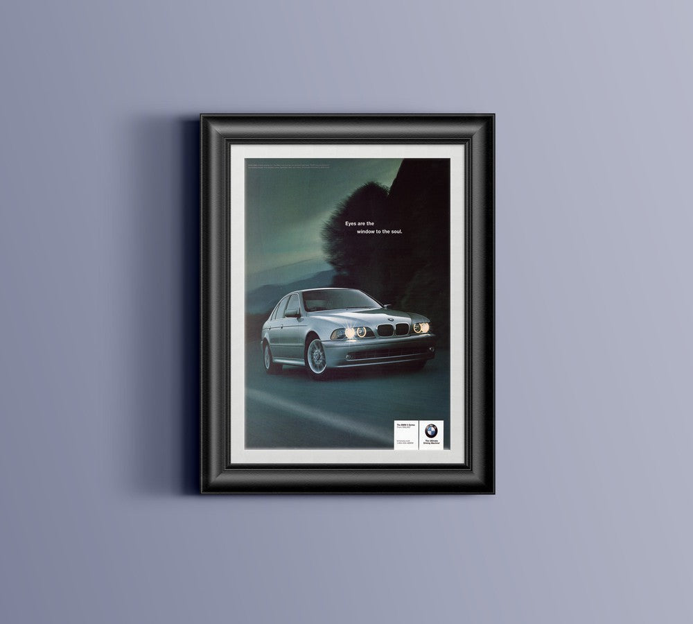 BMW-E39 Eyes Are the Window to the Soul.-Magazine-Ad