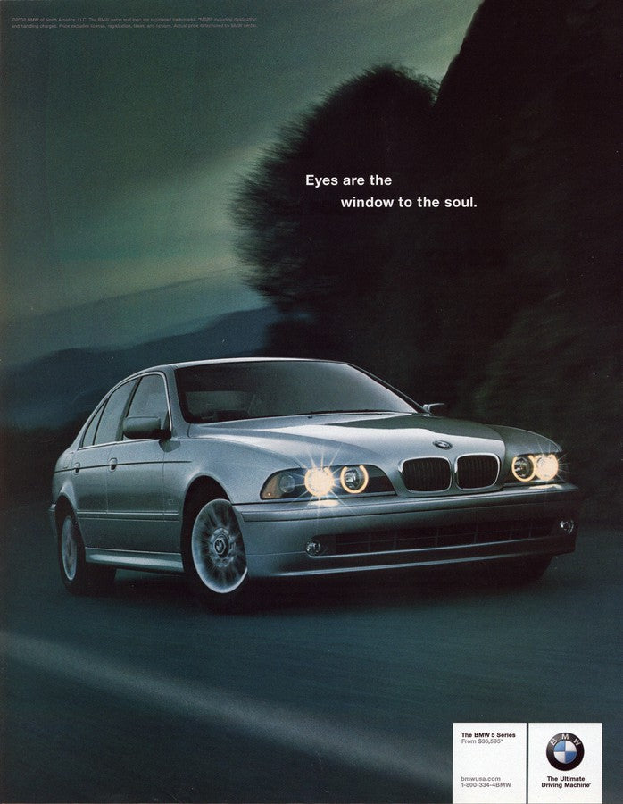 BMW-E39 Eyes Are the Window to the Soul.-Magazine-Ad