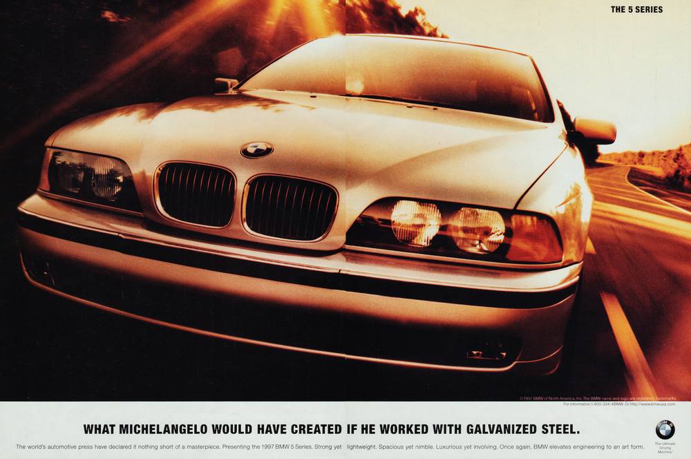 BMW-E39 Michelangelo-Vintage-Print-Magazine-Ad-BIMMERtips.com