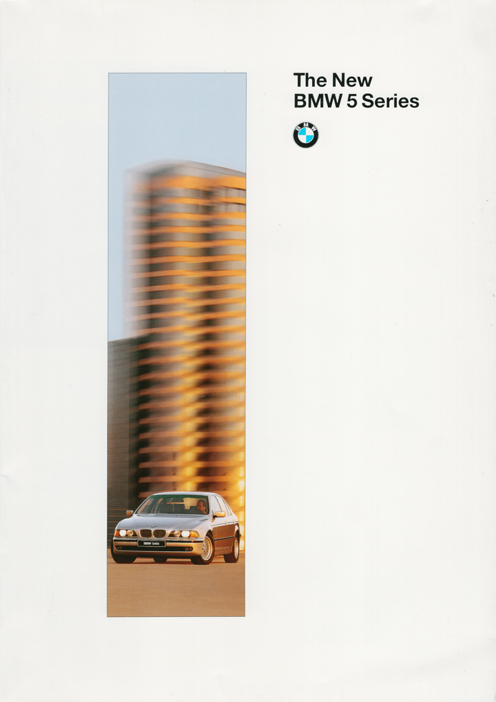 BMW-E39 Sedan, 1997 a-Dealership-Sales-Brochure