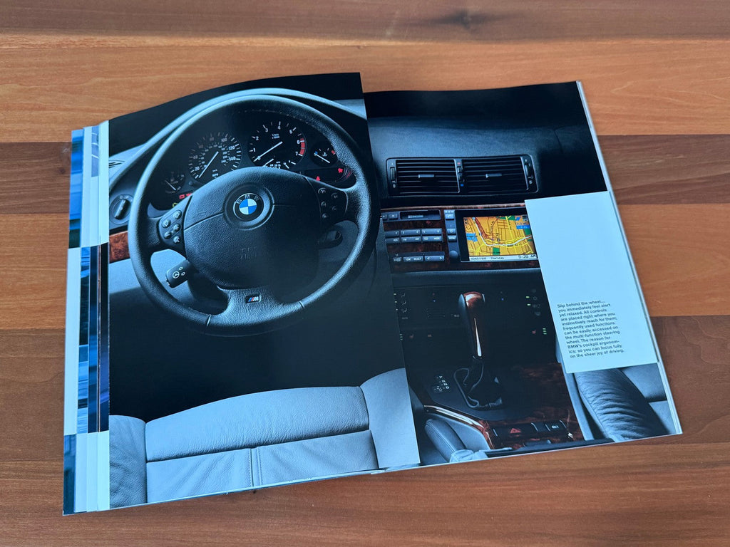 BMW-E39 Sedan, 2000-Dealership-Sales-Brochure