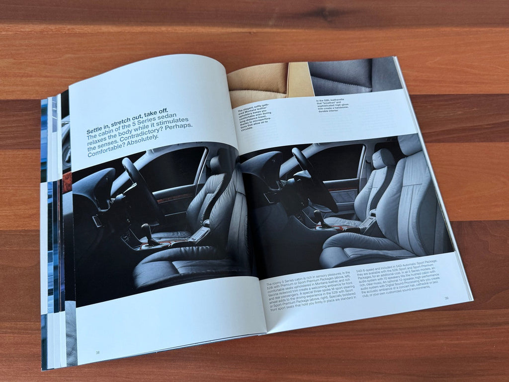 BMW-E39 Sedan, 2000-Dealership-Sales-Brochure