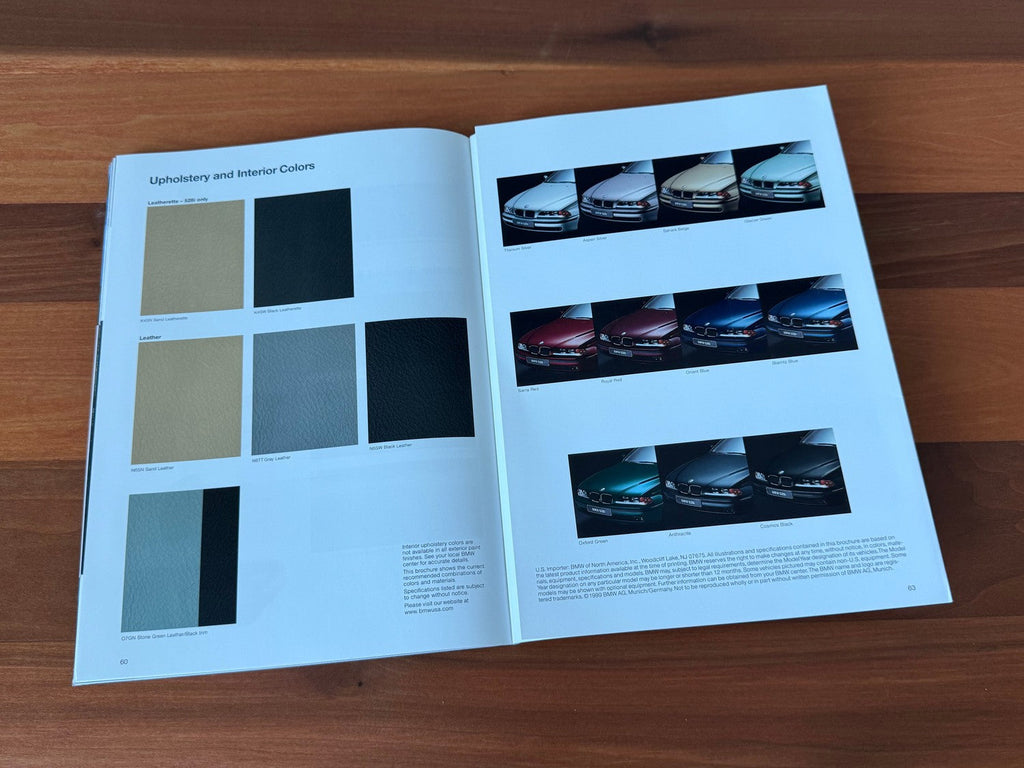 BMW-E39 Sedan, 2000-Dealership-Sales-Brochure