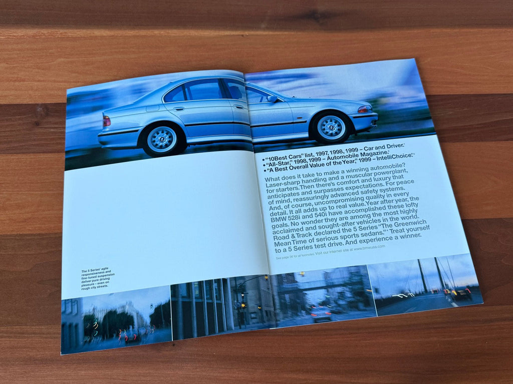 BMW-E39 Sedan, 2000-Dealership-Sales-Brochure