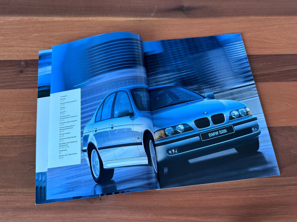 BMW-E39 Sedan, 2000-Dealership-Sales-Brochure