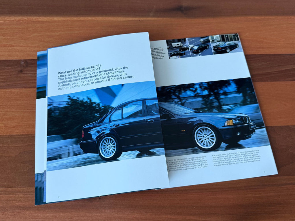 BMW-E39 Sedan, 2000-Dealership-Sales-Brochure