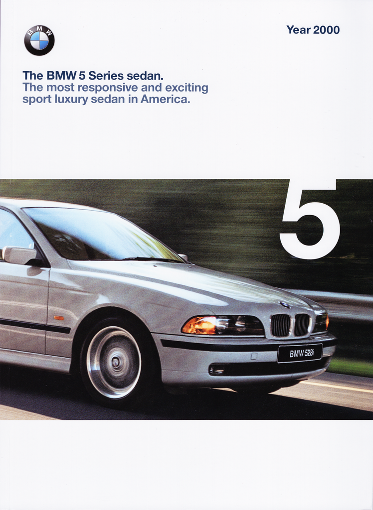 BMW-E39 Sedan, 2000-Dealership-Sales-Brochure