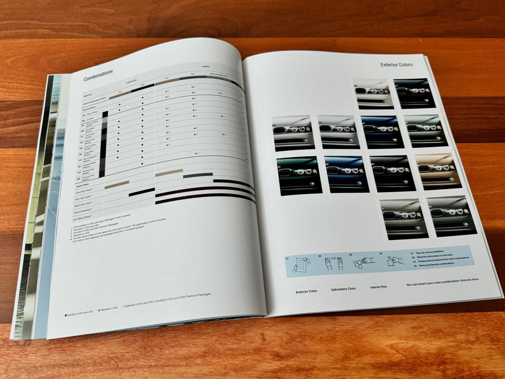 BMW-E39 Sedan, 2003-Dealership-Sales-Brochure