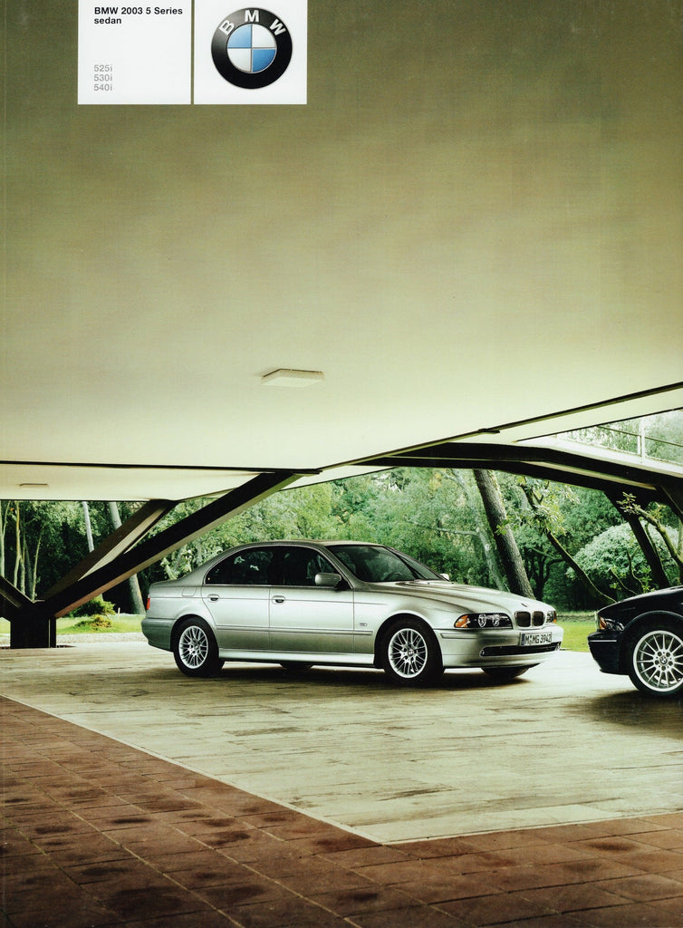 BMW-E39 Sedan, 2003-Dealership-Sales-Brochure