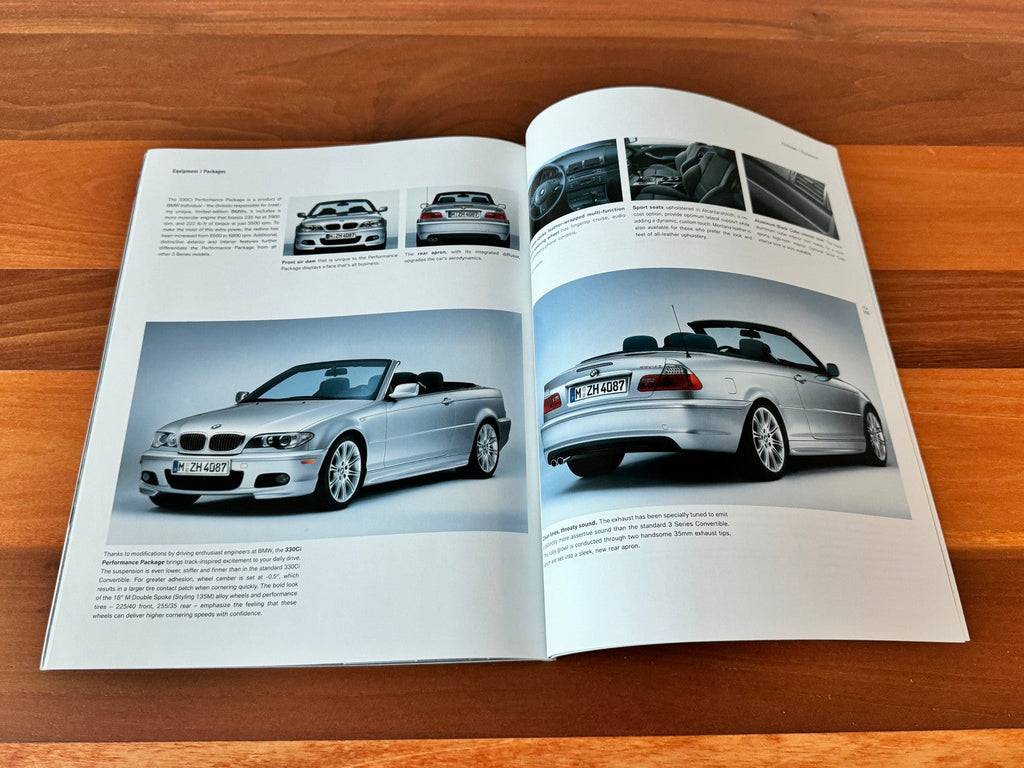 BMW-E46 Convertible, 2005-Dealership-Sales-Brochure