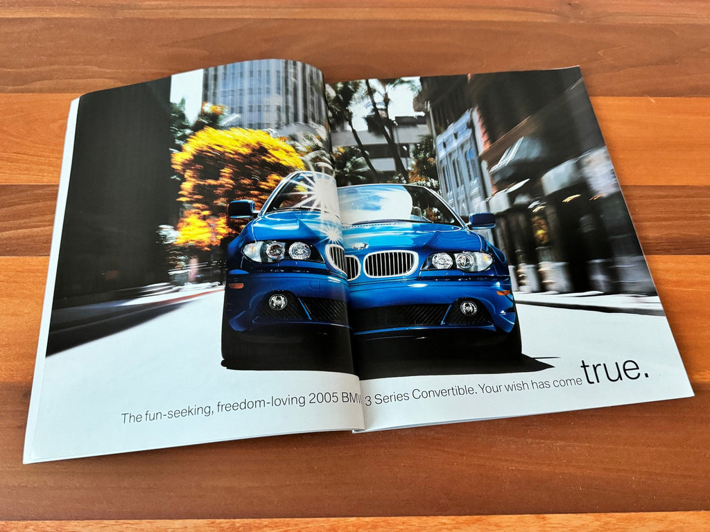 BMW-E46 Convertible, 2005-Dealership-Sales-Brochure